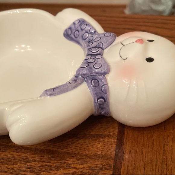 Hallmark brand vintage ceramic bunny candy dish - Picture 7 of 7